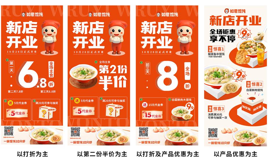 餛飩店開業(yè)搞什么優(yōu)惠?餛飩店開業(yè)活動設計、宣傳廣告